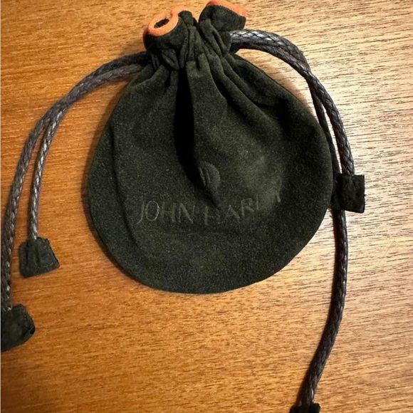 John Hardy Dot 18k Gold and Sterling Silver Chain Mail Bracelet • Size Medium - Picture 7 of 8